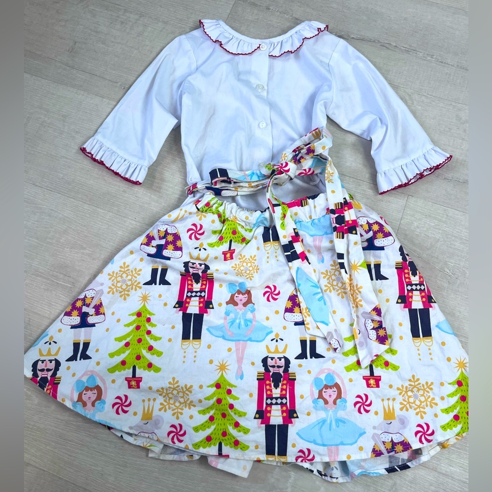 Le’Za Me Nutcracker Peter Pan Top and Skirt